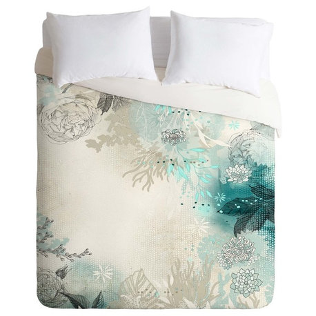 Deny Designs Iveta Abolina Seafoam Duvet Cover - Lightweight