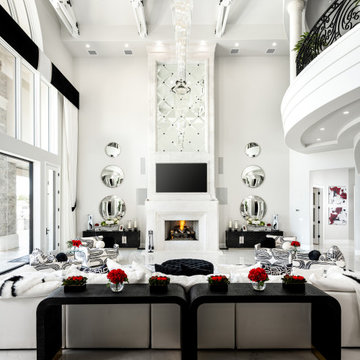 Crystal Family Room Chandelier
