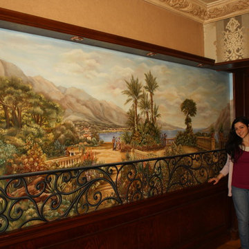 trompe l'oeil and murals art