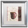 Color Bakery 'Patisserie XII' Art, Silver Frame, White Matte, 16"x16"