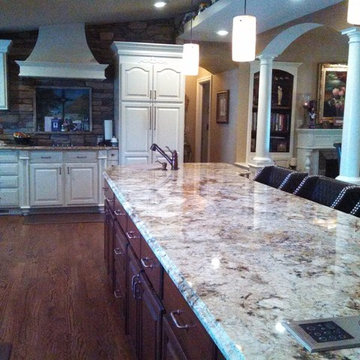 1960's AFTER (SOUTH) Kitchen meets the Present Renovation