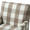 Herrera Classic Armchair With Pattern, Buffalo Beige