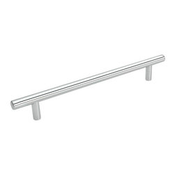 Cosmas - Cosmas 305-192CH Polished Chrome Euro Style Bar Pull - Cabinet And Drawer Handle Pulls