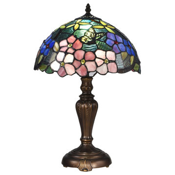 Evelyn 1 Light Table Lamp, Antique Bronze