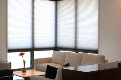 Inspiration for a modern living room remodel in Other