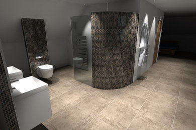 Open Plan Bathroom Design