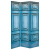 6' Tall Double Sided Fancy Door Panel Canvas Room Divider