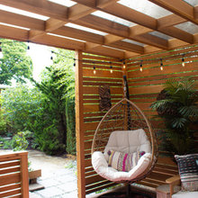 Privacy Slated  Wood  For Screened In Porch