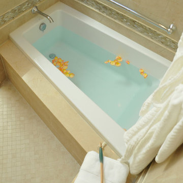 Classic Transitional "Aging in Place" Master Bath