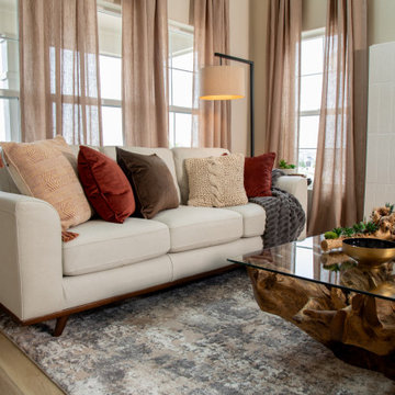 Organic Modern Living Room in St. Jude Dream Home Colorado Springs 2025
