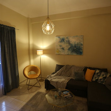 50 m2 Modern Glam airbnb apartment in the center of Athens