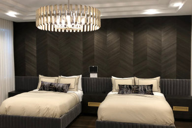 Bedroom - modern bedroom idea in New York