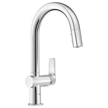 Grohe 30 378 Defined 1.75 GPM 1 Hole Pull Down Bar Faucet - Starlight Chrome