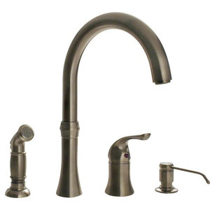 710 4 Hole Kitchen Faucet Transitional Kitchen Faucets By Mr Direct Sinks And Faucets Houzz