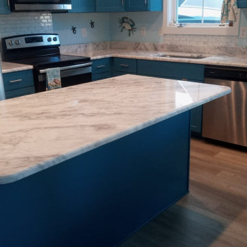 Fantastic White Dolomite Kitchen Countertops