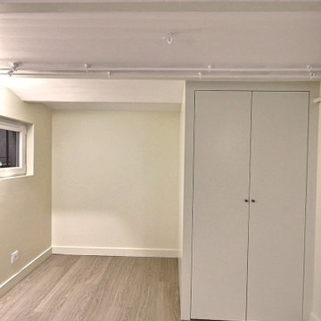 Rénovation totale d'un sous-sol en appartement en vue de sa location