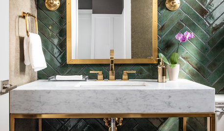 17 Green-tiled Bathrooms to Inspire Your Own Makeover