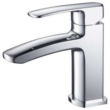 Fiora Single Hole Mount Bathroom Vanity Faucet, Chrome