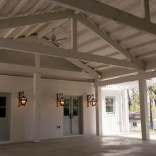 Covered back patio
