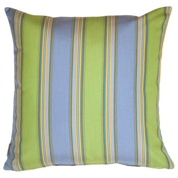 Pillow Decor - Sunbrella Bravada Limelite 20 x 20 Outdoor Pillow