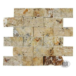 Tuscany Scabas Split-face Travertine - Outdoor Products