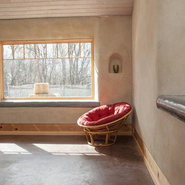 Addition with Clay Plasters and Tadelakt Widowsills
