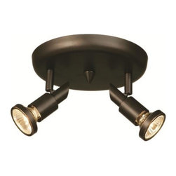 Artcraft Lighting - Artcraft Lighting Shuttle Oil Brushed Bronze Two-Light Semi-Flush Mount Light - Flush-mount Ceiling Lighting