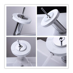 New Three Kinds Water Outlet 360&deg; Rotation Waterfall Mixer Brass Bathroom Faucet - Bathroom Sink Faucets