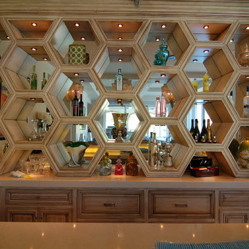 Bar Area Bottle Display
