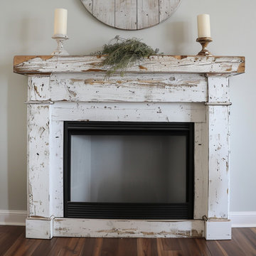 Colored Fireplace Mantels