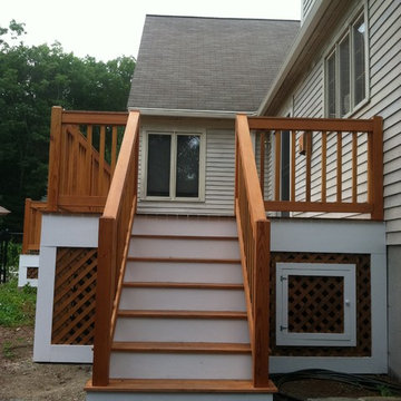 Douglas fir deck