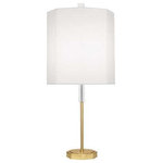 Robert Abbey - Robert Abbey AW04 Kate, 1 Light Table Lamp - Make a bold statement in your space with the KateKate 1 Light Table L Modern Brass/Crystal *UL Approved: YES Energy Star Qualified: n/a ADA Certified: n/a  *Number of Lights: 1-*Wattage:150w Type A bulb(s) *Bulb Included:No *Bulb Type:Type A *Finish Type:Modern Brass/Crystal