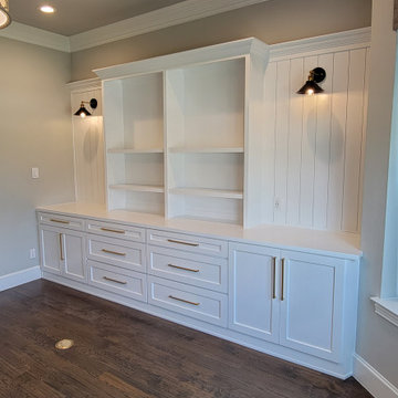 Expansive and Elegant Custom Built-in Cabinetry