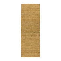 Amela Handwoven Transitional Rug, Green, Runner 2'6x7'6