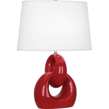 Robert Abbey Fusion TL Fusion 27" Novelty Table Lamp - Ruby Red