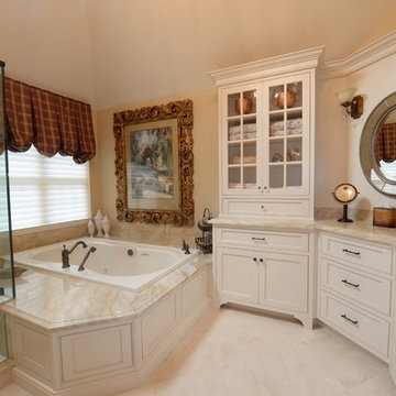 Spacious master bath