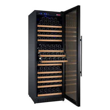 Allavino FlexCount Series 177 Bottle Single Zone Wine Refrigerator with Black Do
