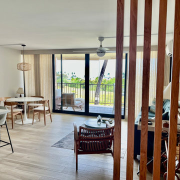 Mid Mod Maui vacation villa renovation