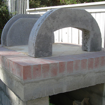 The Szafarski Family Wood Fired Brick Pizza Oven in California