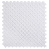 Mosaic Glass Tile For Swimming Pool Wet Area & More, White