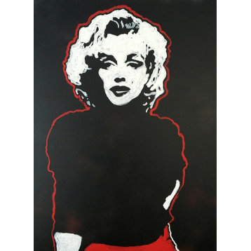 Original Painting Marilyn Monroe Art 18"x24" by Matt Pecson