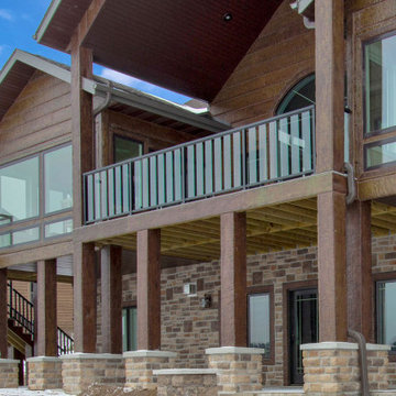 Concrete Log Siding Homes