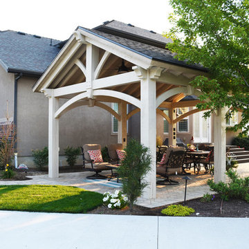 Resawn Timber DIY 6 Post Pavilion w/ Custom Olde Wood Stain