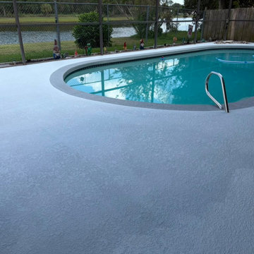 Resurface using our non slip temperature cooling texture finish