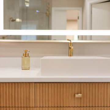 Lux Modern Spa Master bathroom