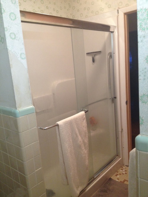 To shower door or not??