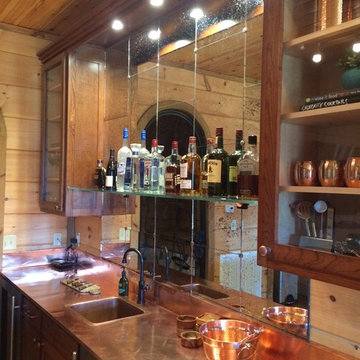 Englewood - Antique Mirror Backsplash