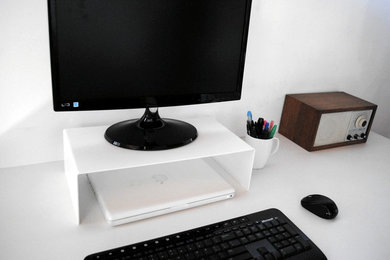 Home office - modern home office idea in Portland
