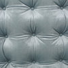 Hallie Tufted Velvet Dining Chair Cushions, Set of 4, Seafoam Blue