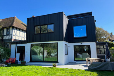 Contemporary house exterior in Sussex.